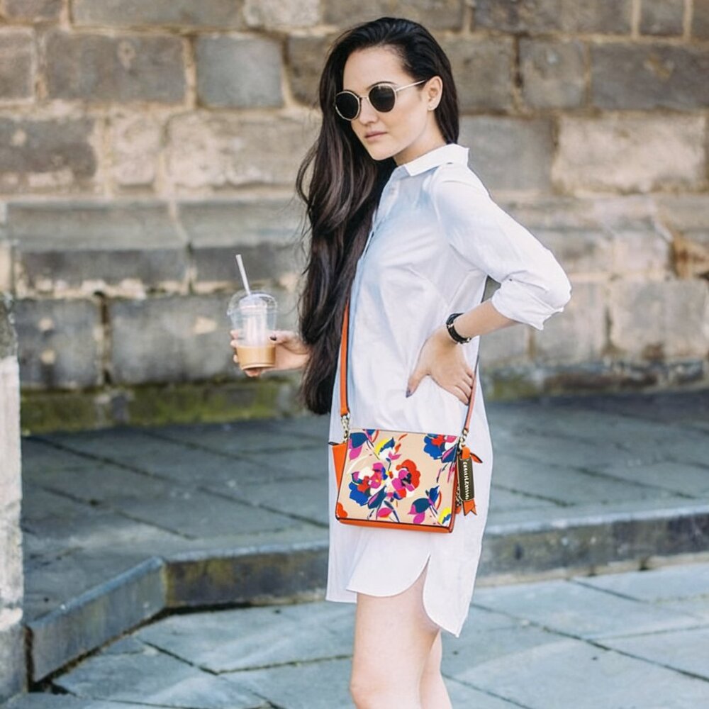 Emma & Sophia Floral Crossbody Purse